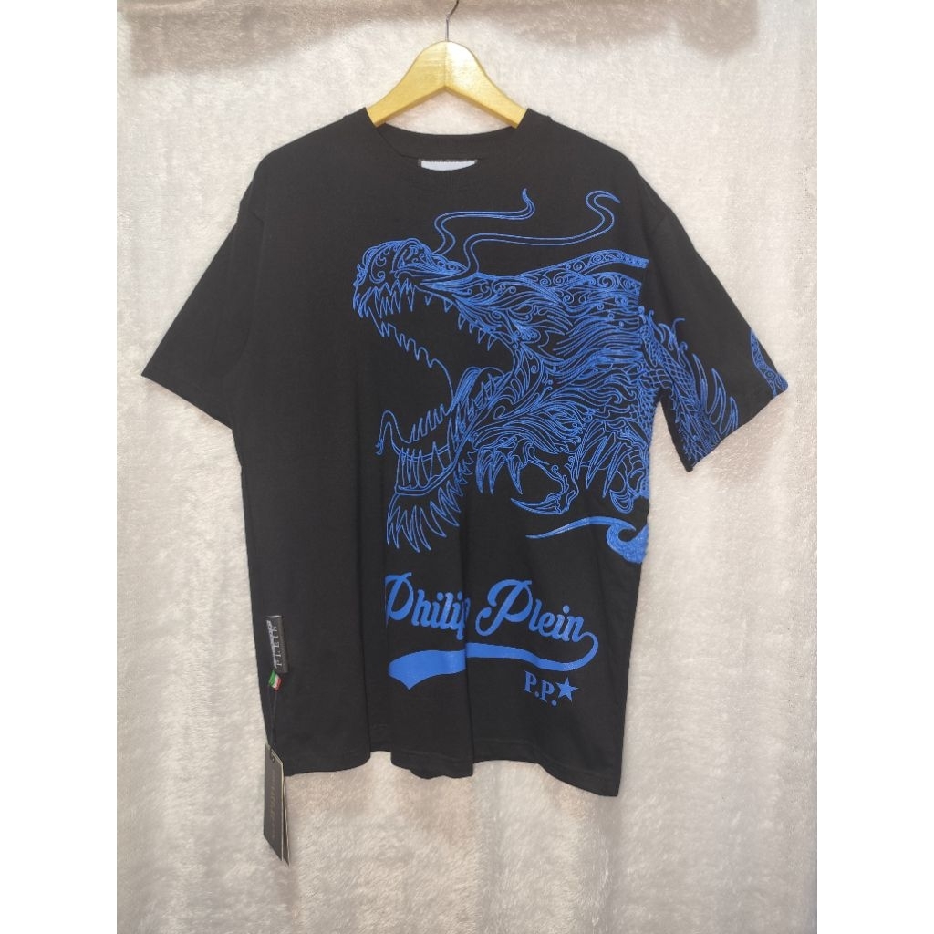 Philipp Plein "Efficient" Dragon Print T-shirt.