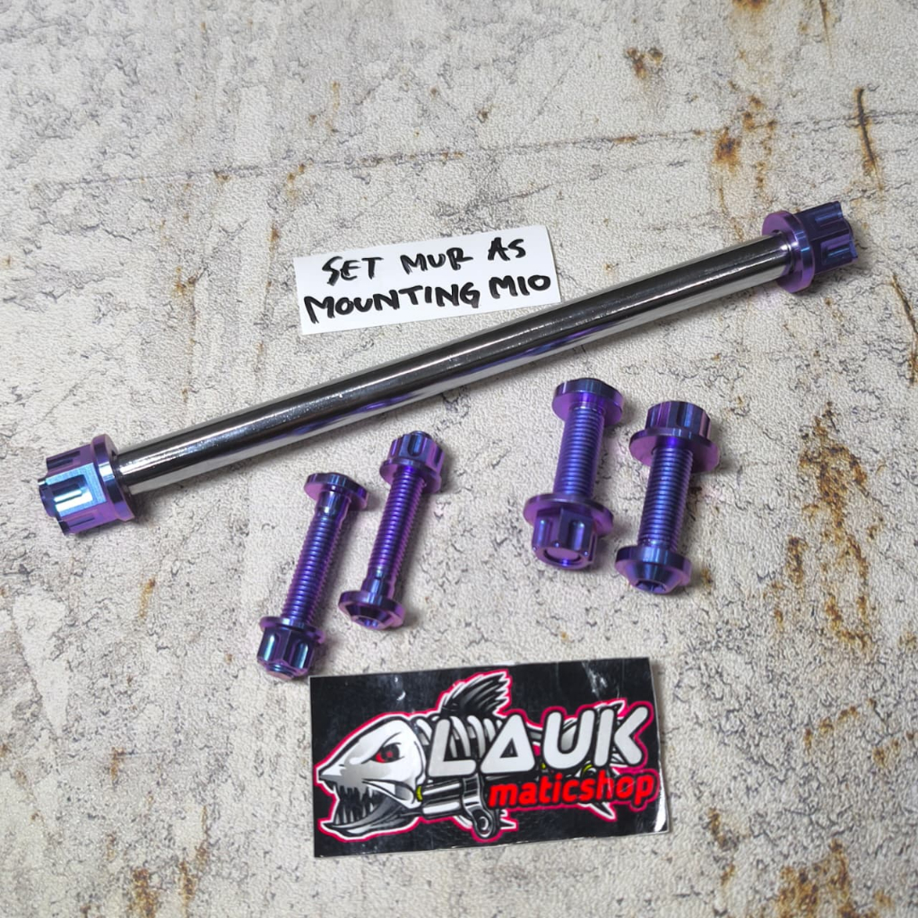 Baut Set As Mounting Mio Titanium / Baut Mounting Mio Titanium