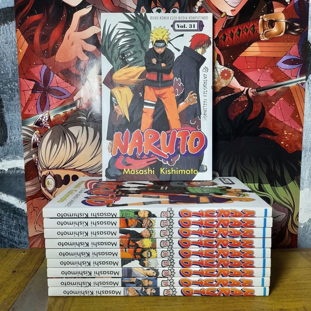 komik naruto 31-40 fulset