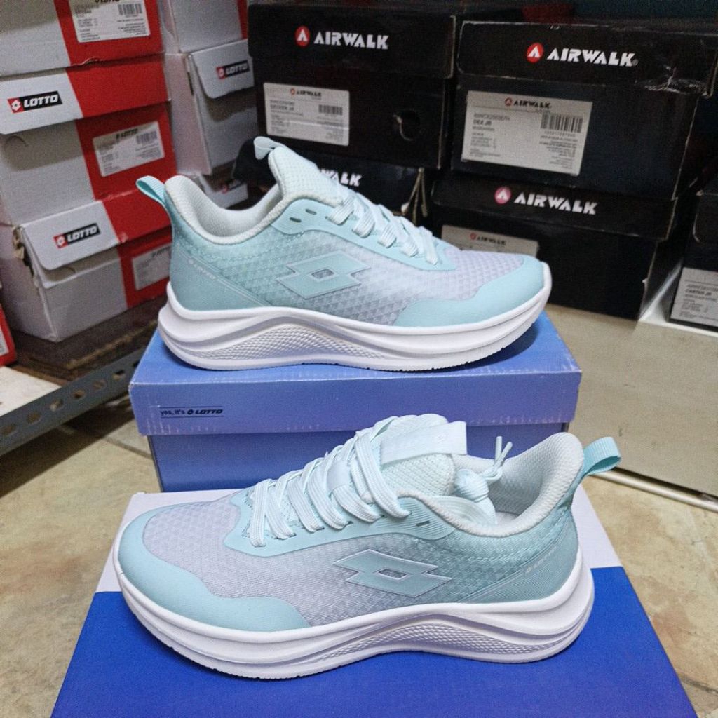 Sepatu Olahraga Wanita Lotto Esmeralda Light Blue Original Resmi sport station