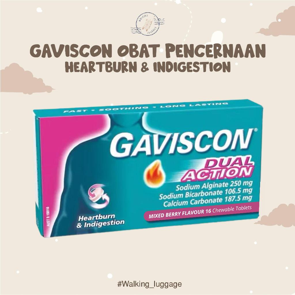 Gaviscon Dual Action Liquid & Tablet (Obat Pencernaan)