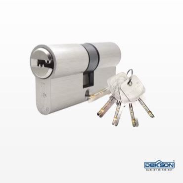 Cylinder Kunci Dekkson CYL DC DL 70MM SN (Cylinder Pintu Kayu)