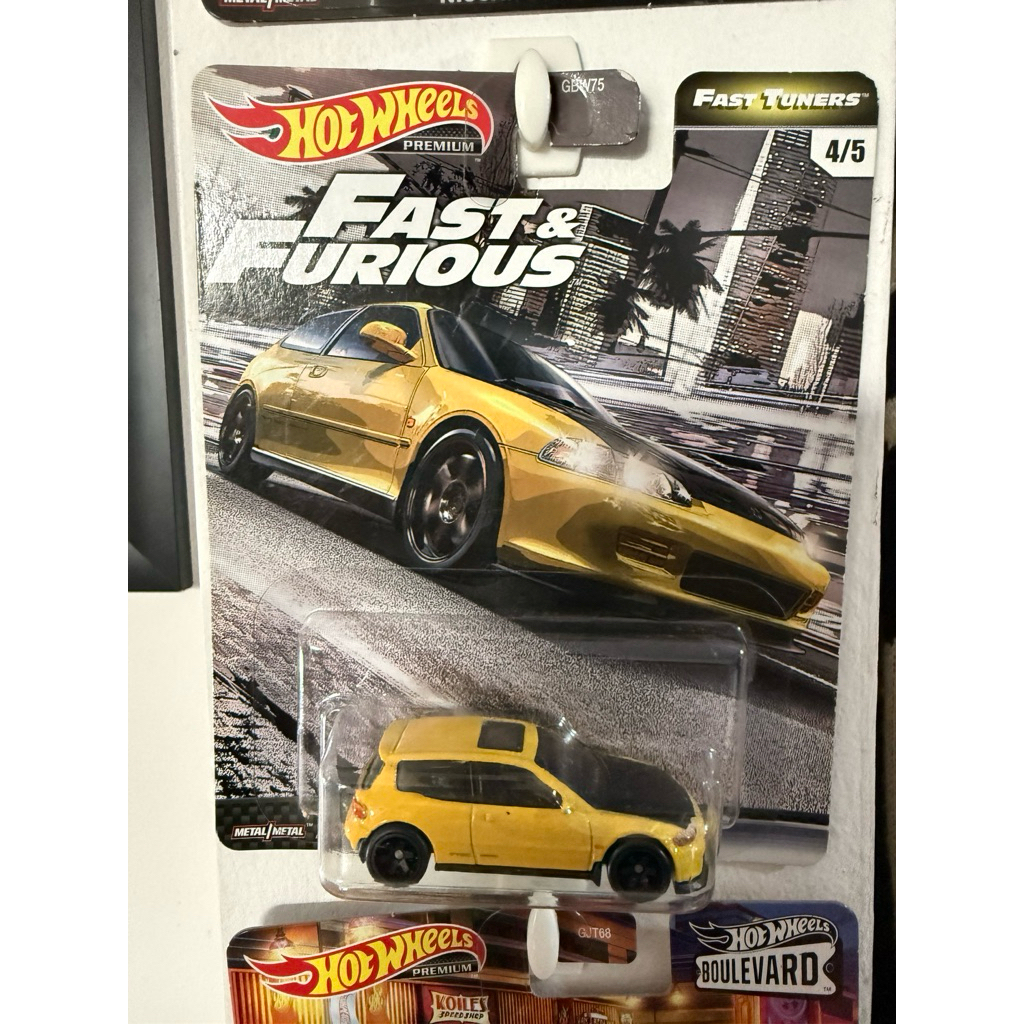Hot wheels Premium Honda Civic EG Fast&Furious