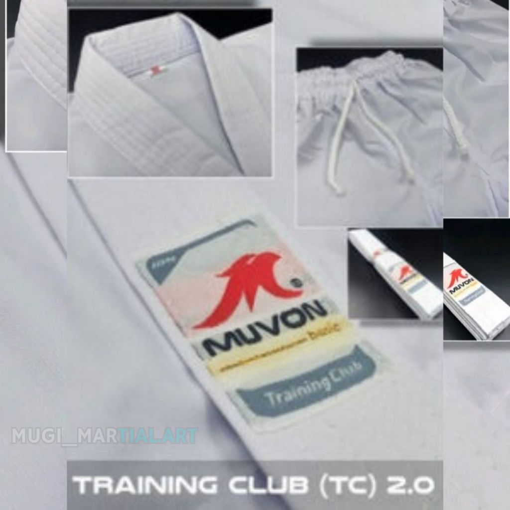 BAJU KARATE GI TRAINING CLUB MUVON BAJU KARATE PEMULA