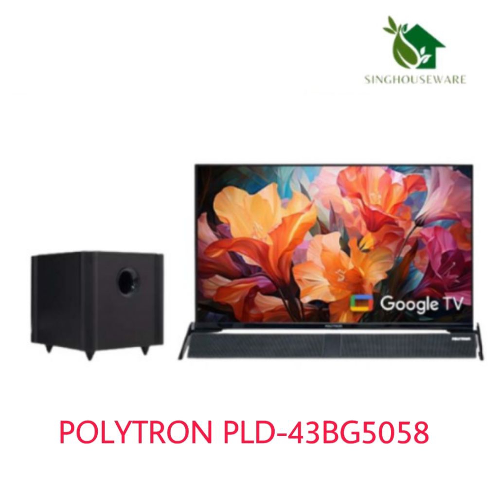 Polytron TV LED 43" GOOGLE TV 4K PLD-43BG5058