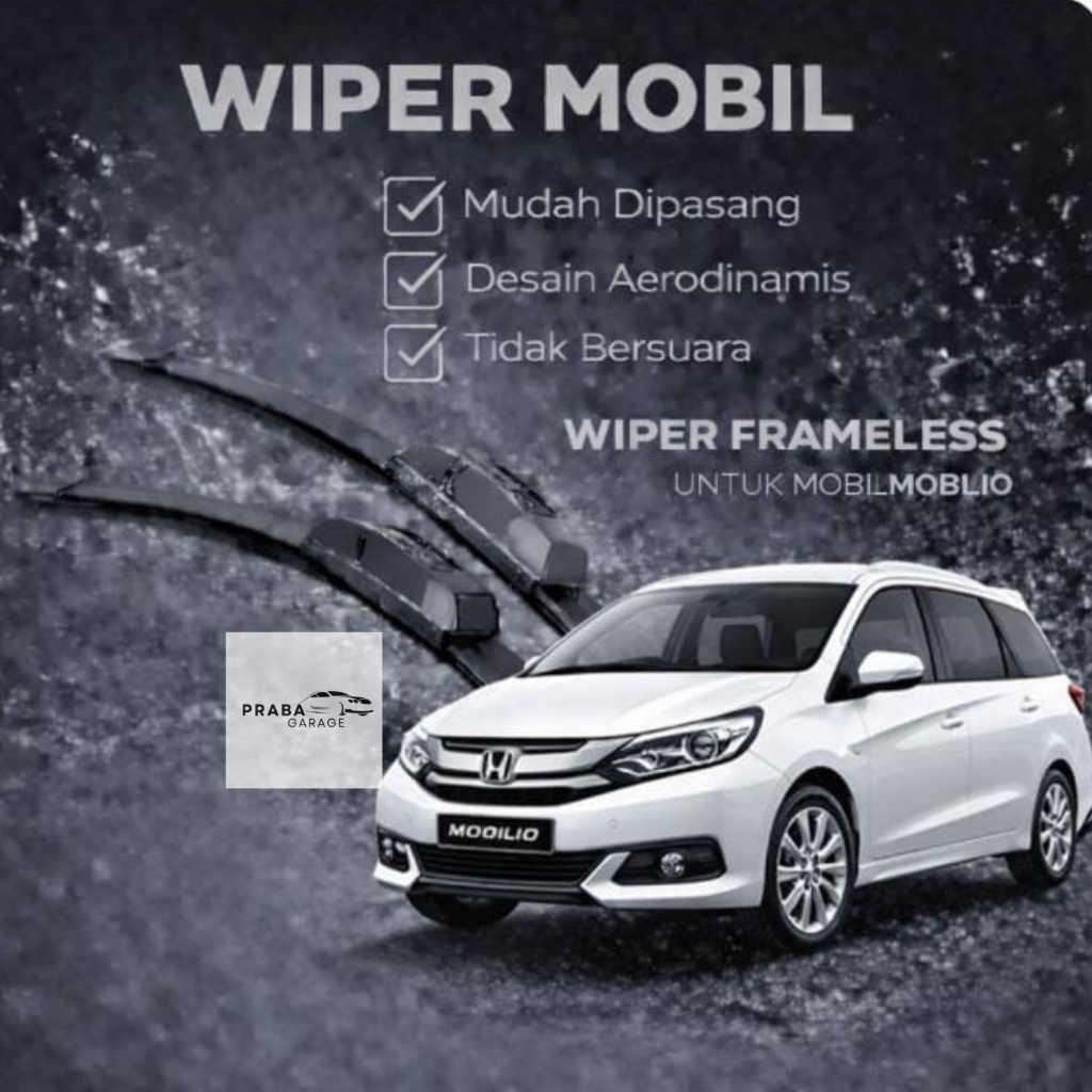 Wiper Frameless Mobilio Wiper Mobilio Depan 1 Set Wiper Sepasang