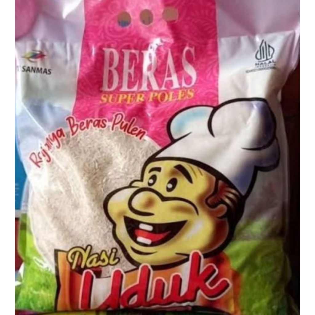 beras uduk merah kemasan 3 kg