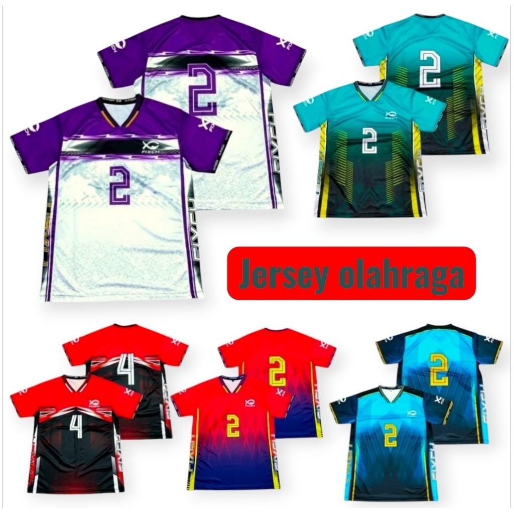 JERSEY VOLI FULL PRINTING 1 LUSIN JERSEY LUSINAN TEAM VOLI FULL PRINTING VOLI JERSEY OLAHRAGA VOLI T