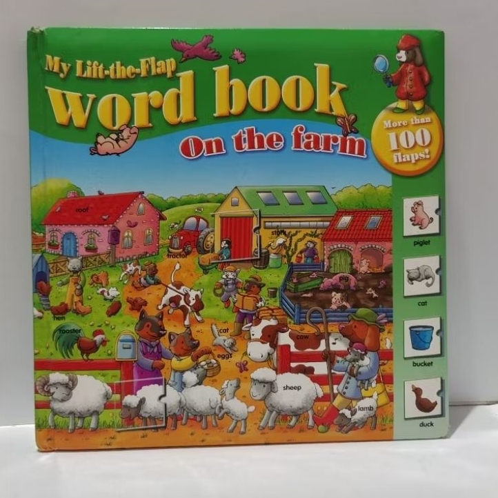 MY LIFT THE FLAP WORD BOOK ON THE FARM