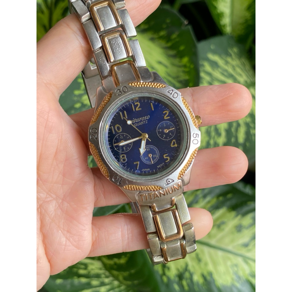 JAM VINTAGE VITAROSO DIVER CHRONO BLUE DIAL