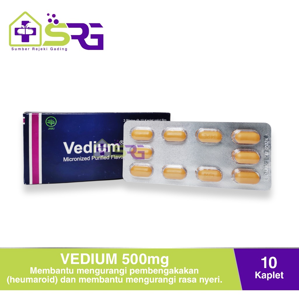Vedium 500mg Strip - Obat Wasir
