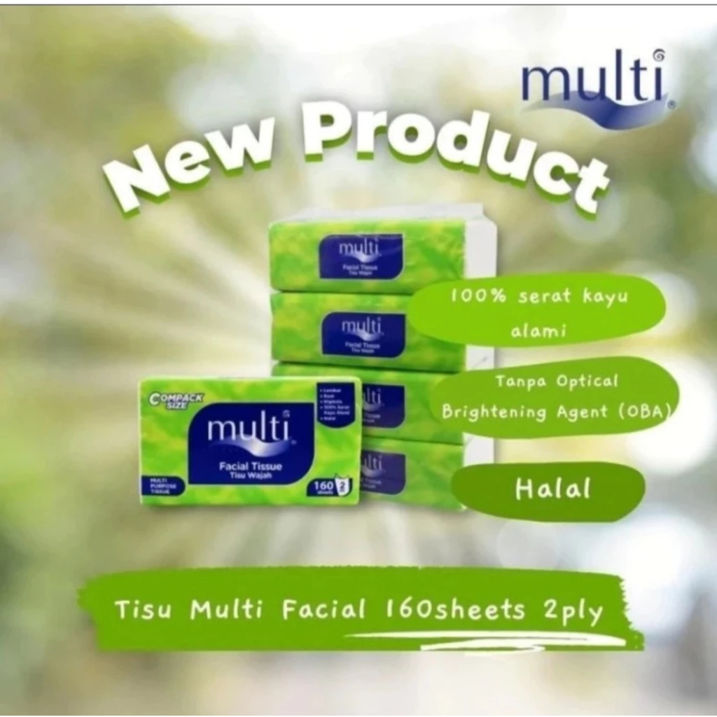 Multi Tisu Wajah 160 Sheets 2play