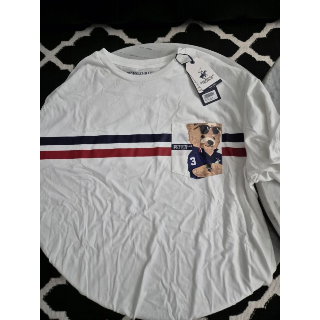 beverly hills polo club kaos pria laki original