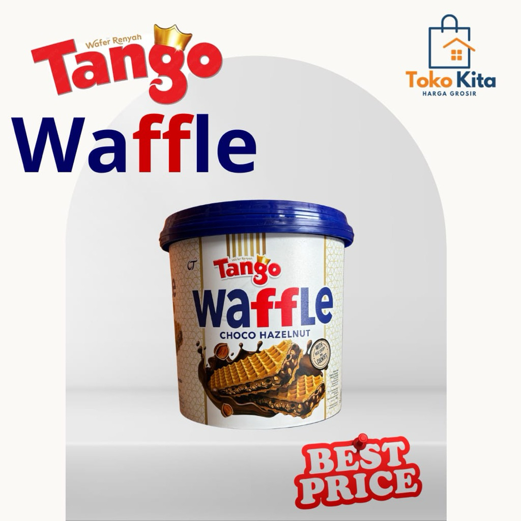 Tango Waffle / Choco hazelnut / Kemasan Jar / 1 karton isi 6 / Harga grosir / non ecer