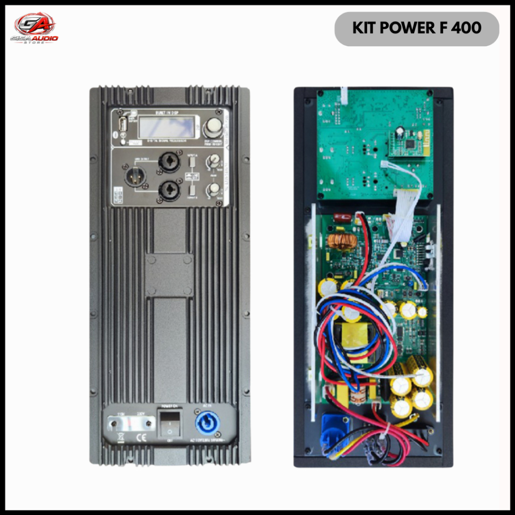 Kit Power F 400 DSP Speaker Aktif 3000 Watt USB Bluetooth Original I GLODOK AUDIO STORE