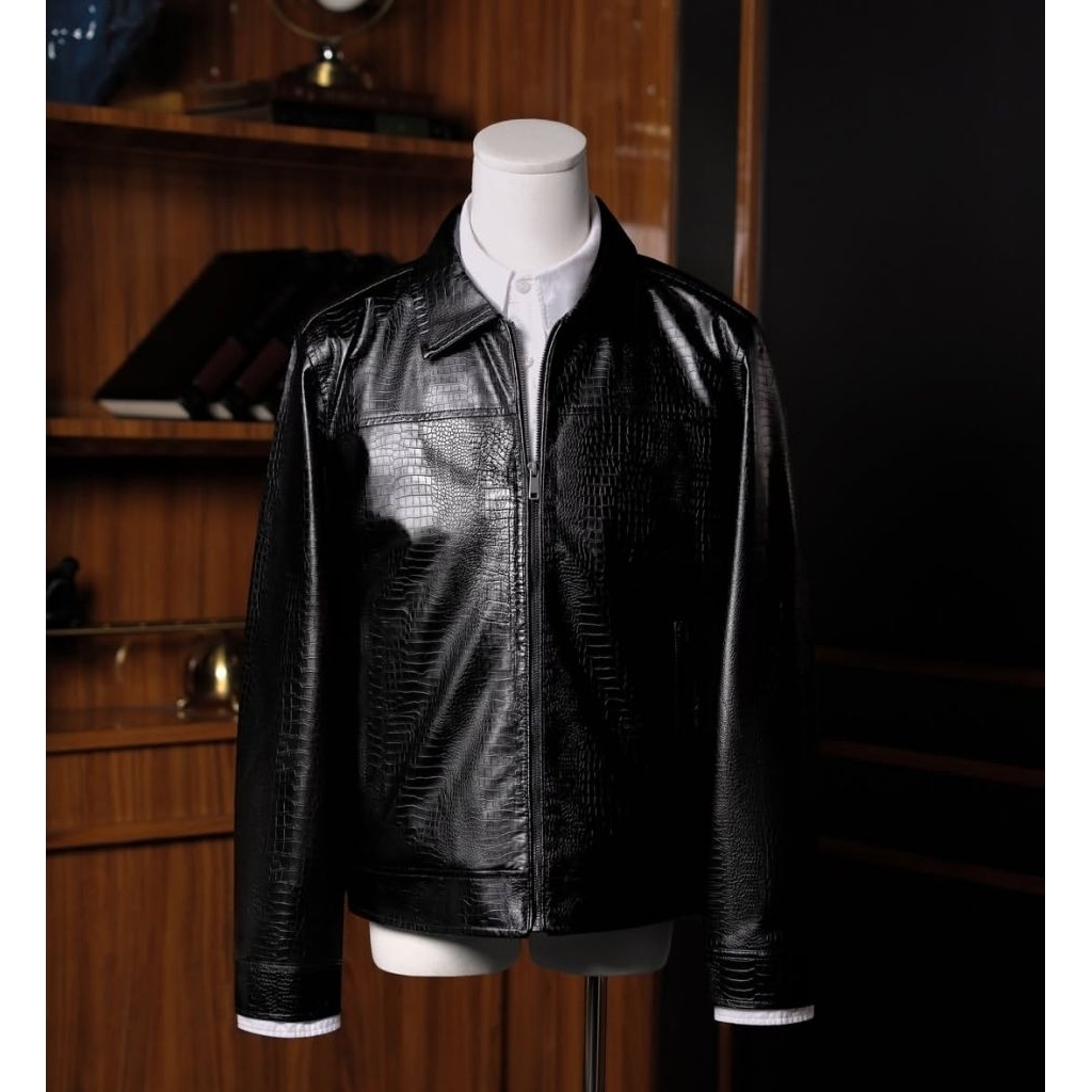 RUCAS PHYTON LETHER JACKET