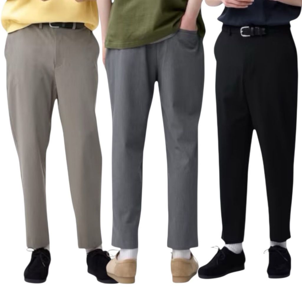 CELANA PANJANG ANKLE GU | EASY ANKLE PANTS GU STRETCH