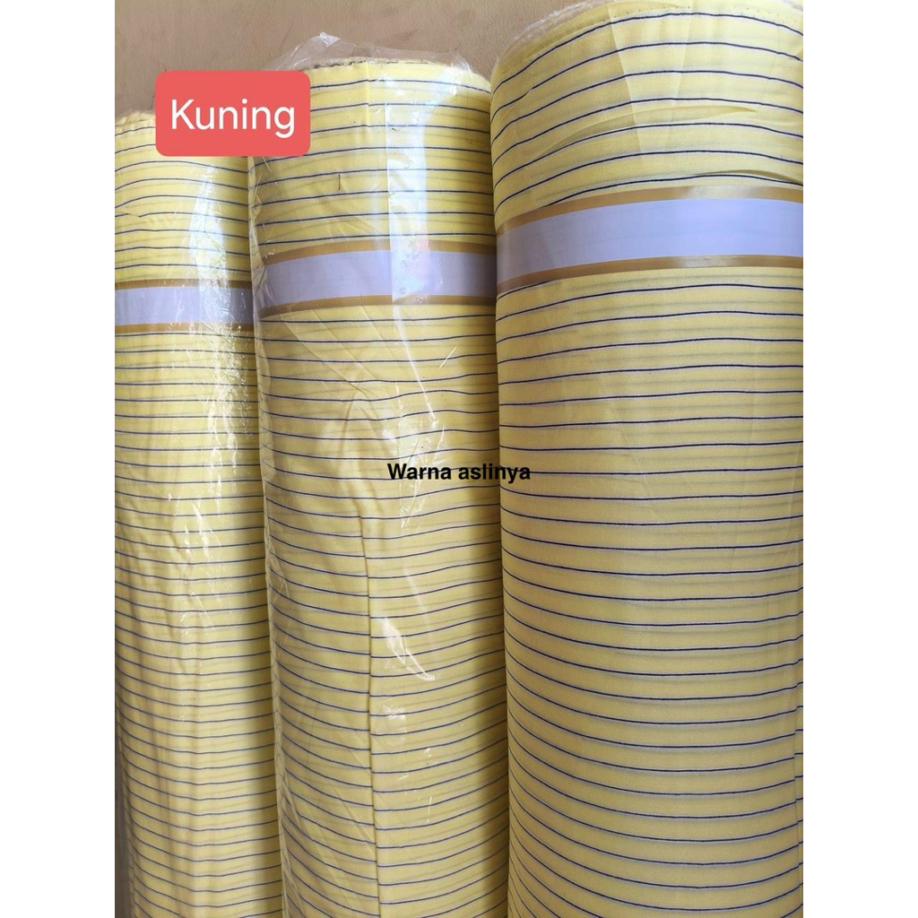 kain katun rayon motif salur | kain rayon salur | harga setengah meter