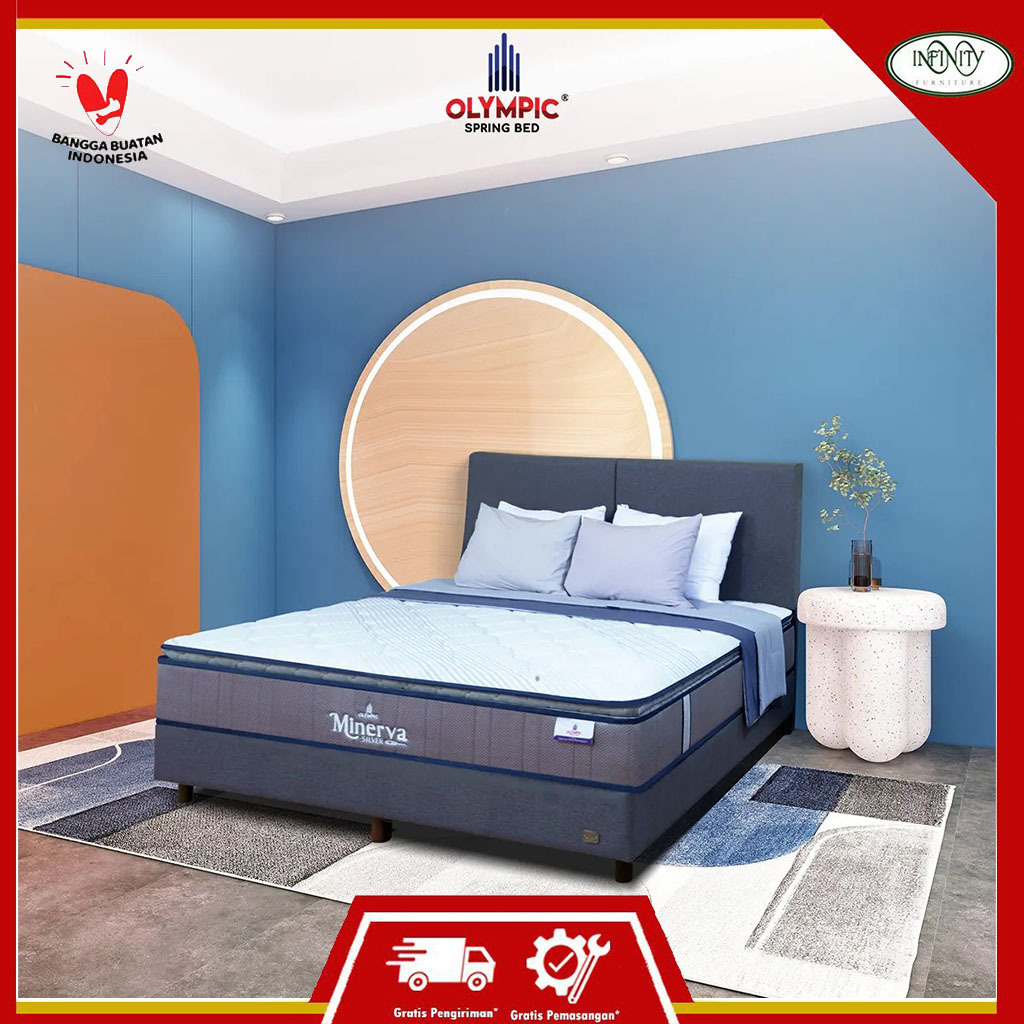 OLYMPIC Kasur Spring Bed Set MINERVA Full Set