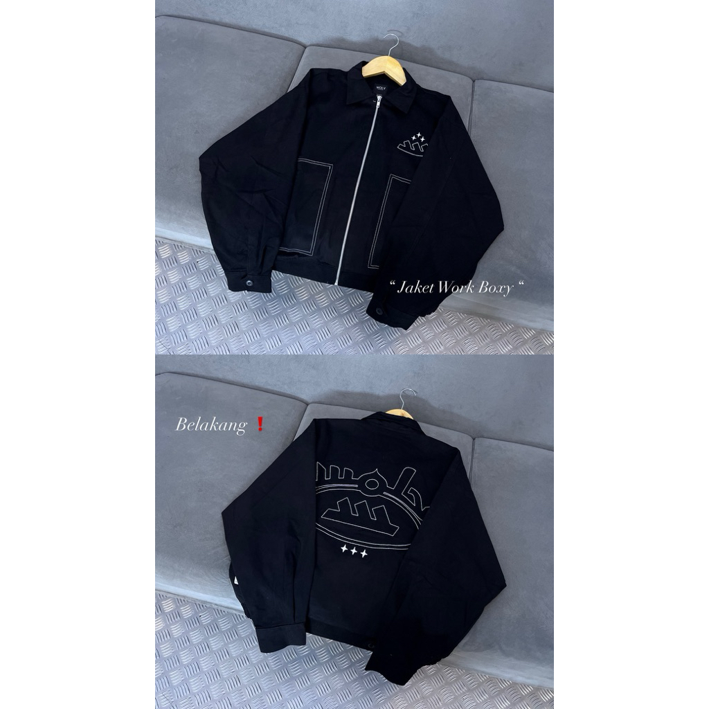 Jaket  Work Boxy Hits - Jaket Boxy Pria/wanita