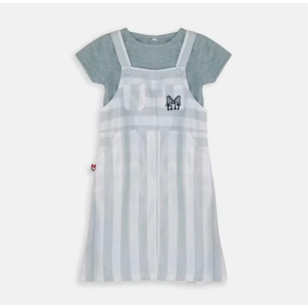 Overall Pendek Anak Perempuan Salur Mint Size 6 That’s Donald (New)