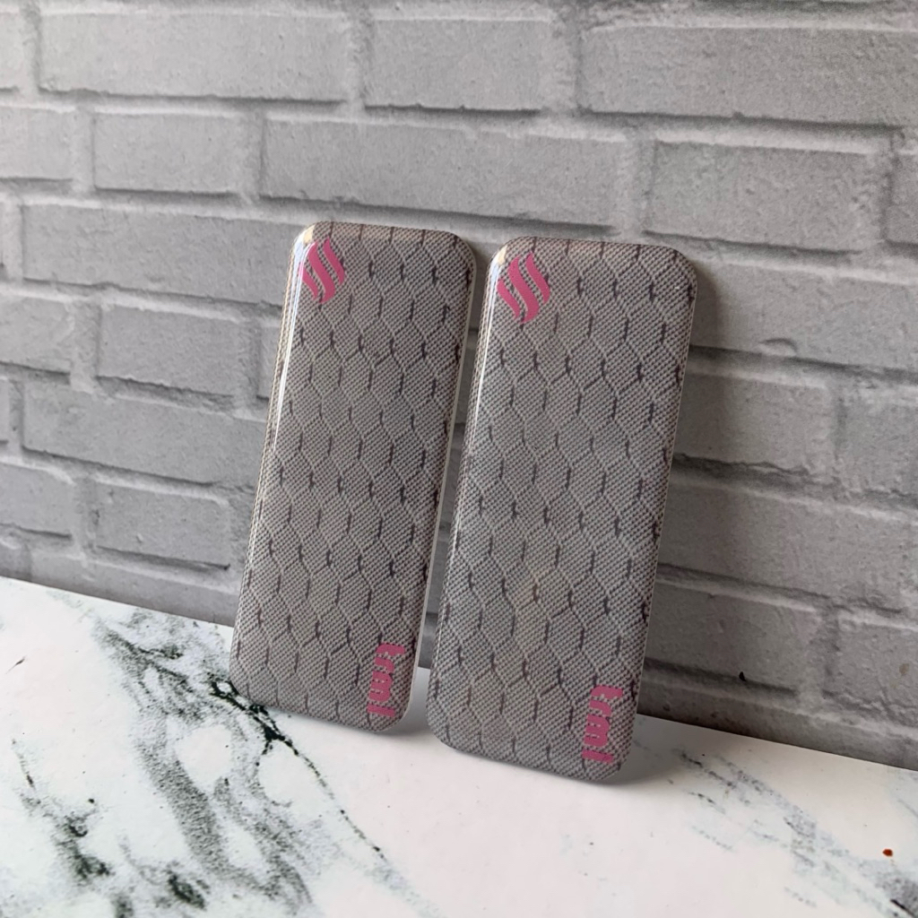 (Po) Akrilik Fullprint Uv Backdoor T99 Panel Motif Grey Pink