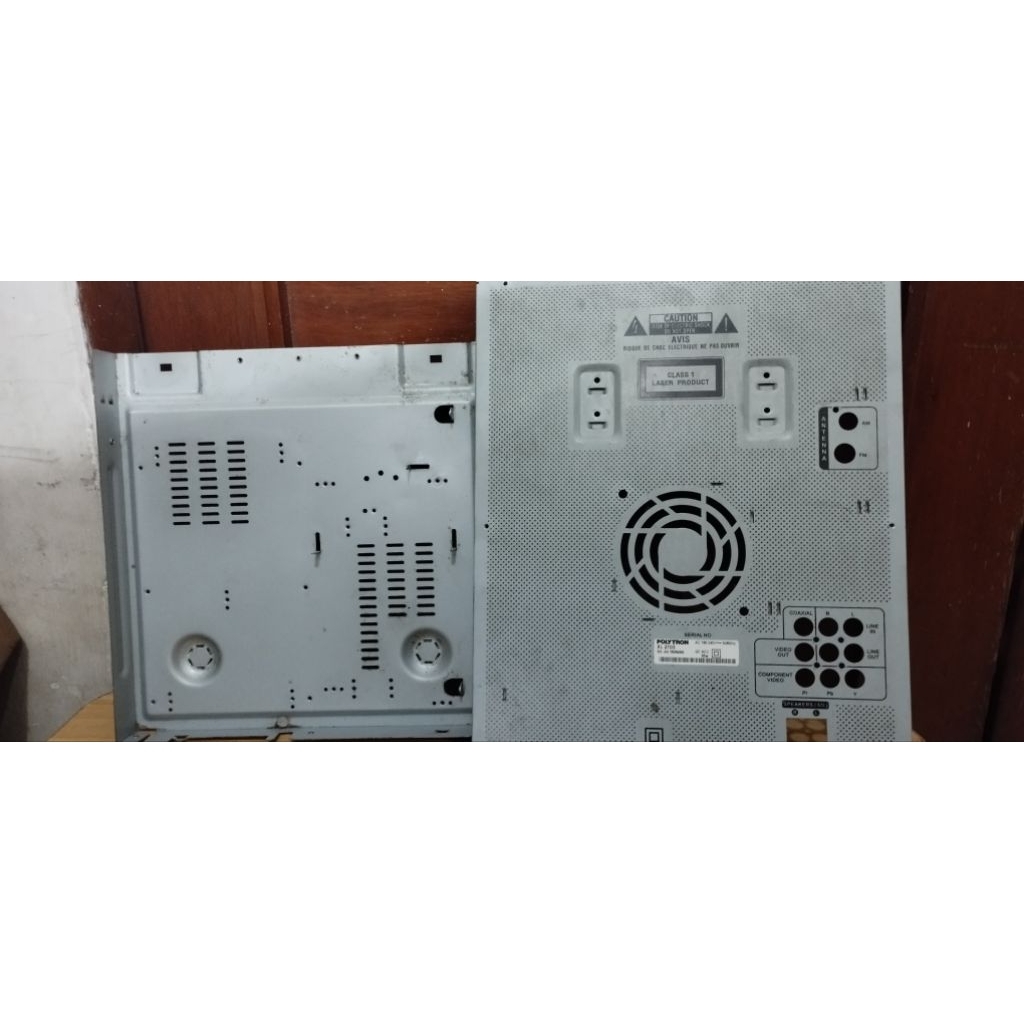 papan belakang dan bawah Hifi xcel polytron