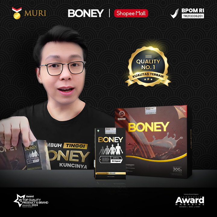 Boney dan Susu Boney - Paket Termurah | Produk Herbal | Original BPOM Approved