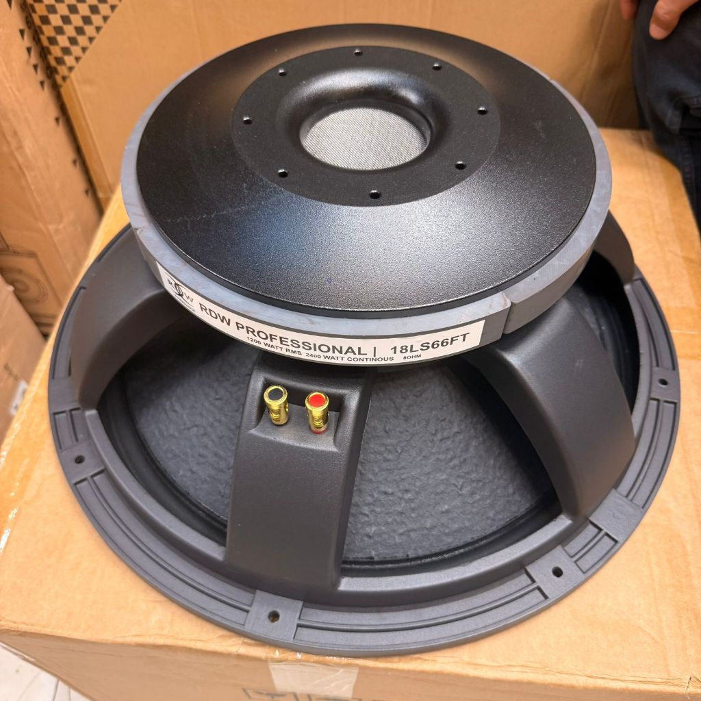 Speaker RDW 18LS66 FT 18" 1200 - 2400 WATT VOICE COIL 5" 18LS-66