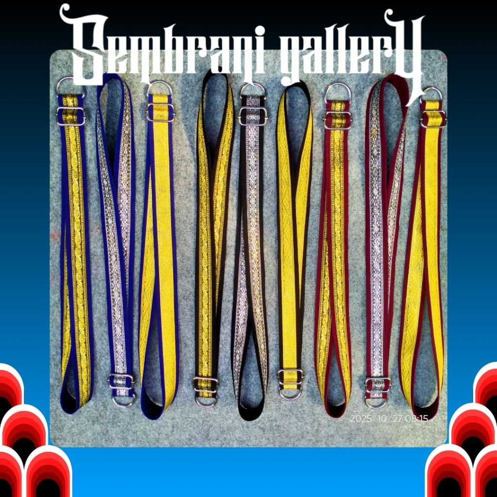 Tali Jaran Kepang Motif/Kalung Jaran Kepang Motif/Tali Jaran Kepang Anti Mlorot