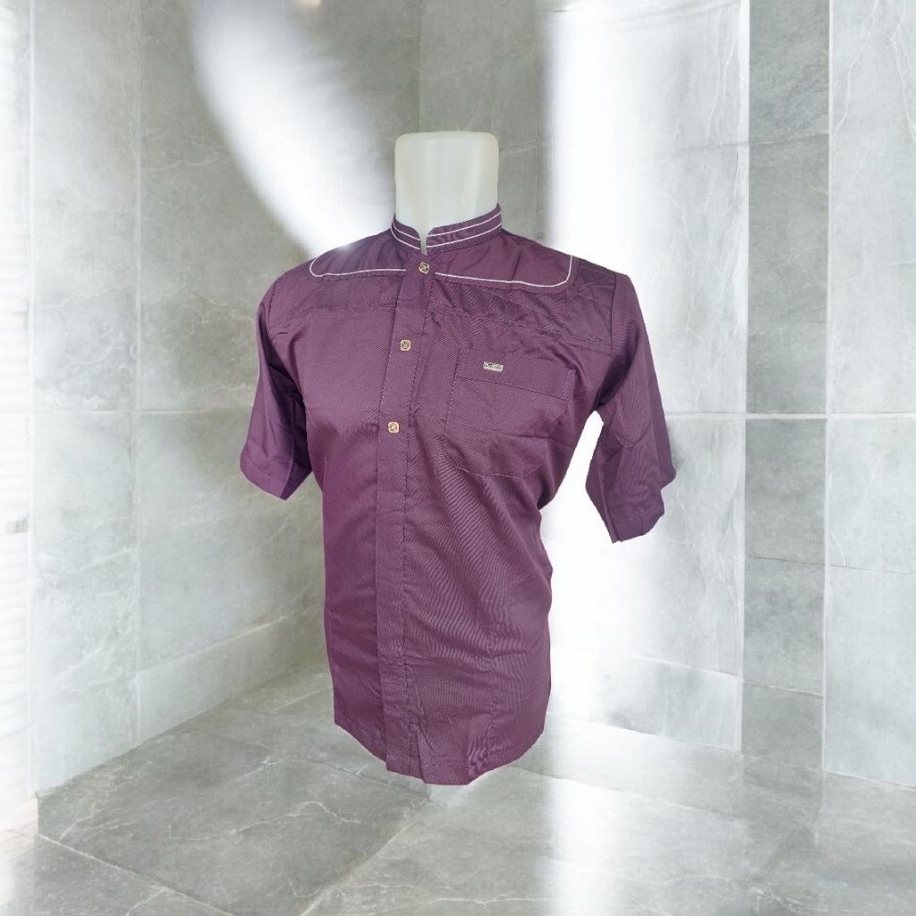 koko al wafa pendek/baju muslim al wafa/al wafa koko pendek