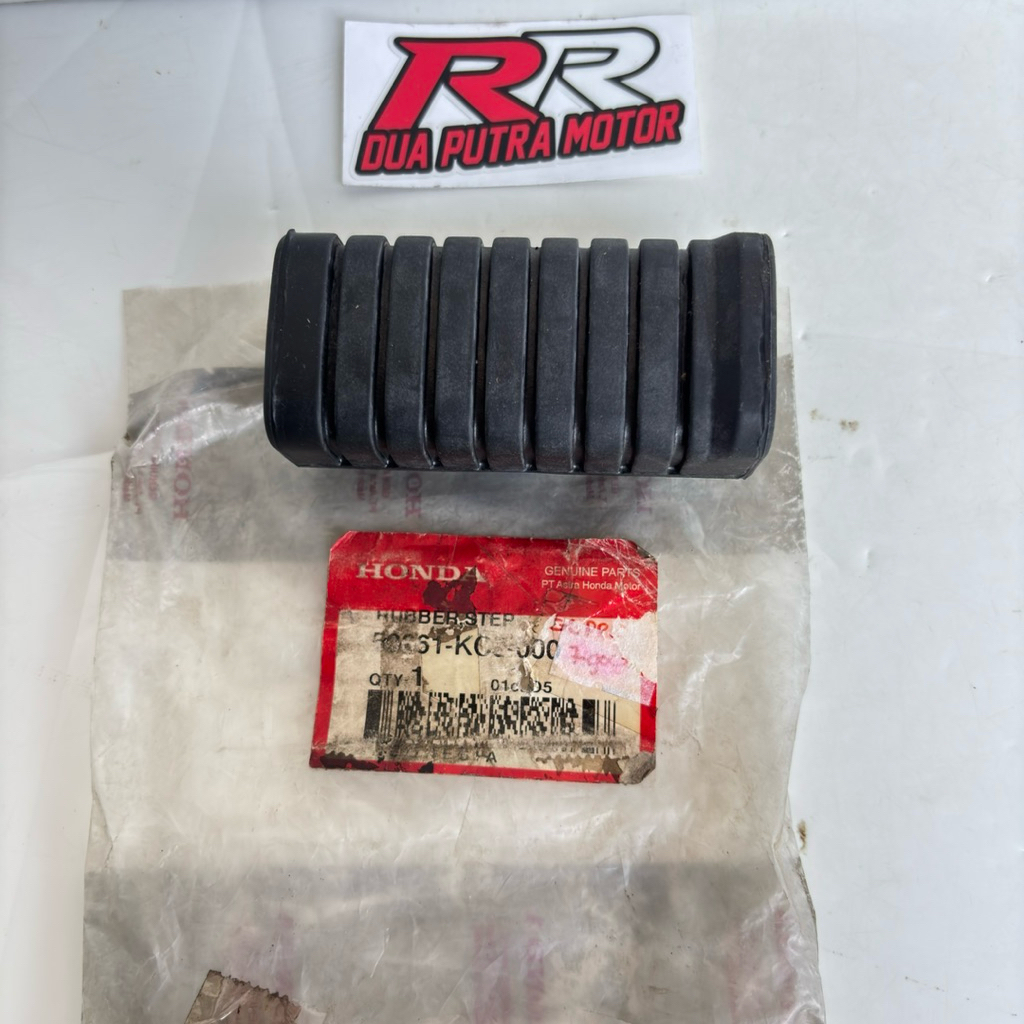 karet footstep foot step depan original ori honda glpro glmax gl pro max neotech megapro win KC5 AHM