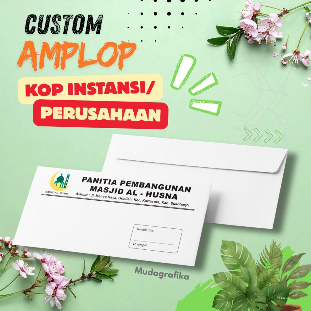 AMPLOP CUSTOM / AMPLOP KONDANGAN / AMPLOP PERUSAHAAN