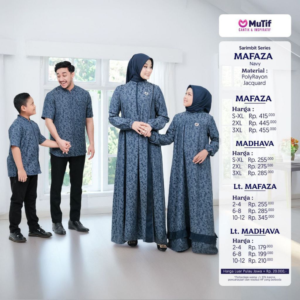 SARIMBIT MAFAZA MUTIF NAVY