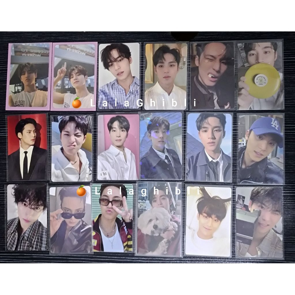 [SALE] PC MINGYU WONWOO SVT CAFE LD KTOWN4U CXM WONWOO JUMATAN SOCO, WONJUK,TOPBIR  MINGYU MELET MIN