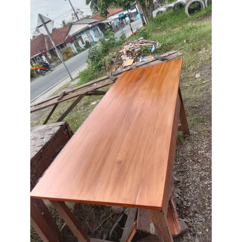 papan ambalan bahan kayu mahoni ukuran 100cm×60cm×2cm