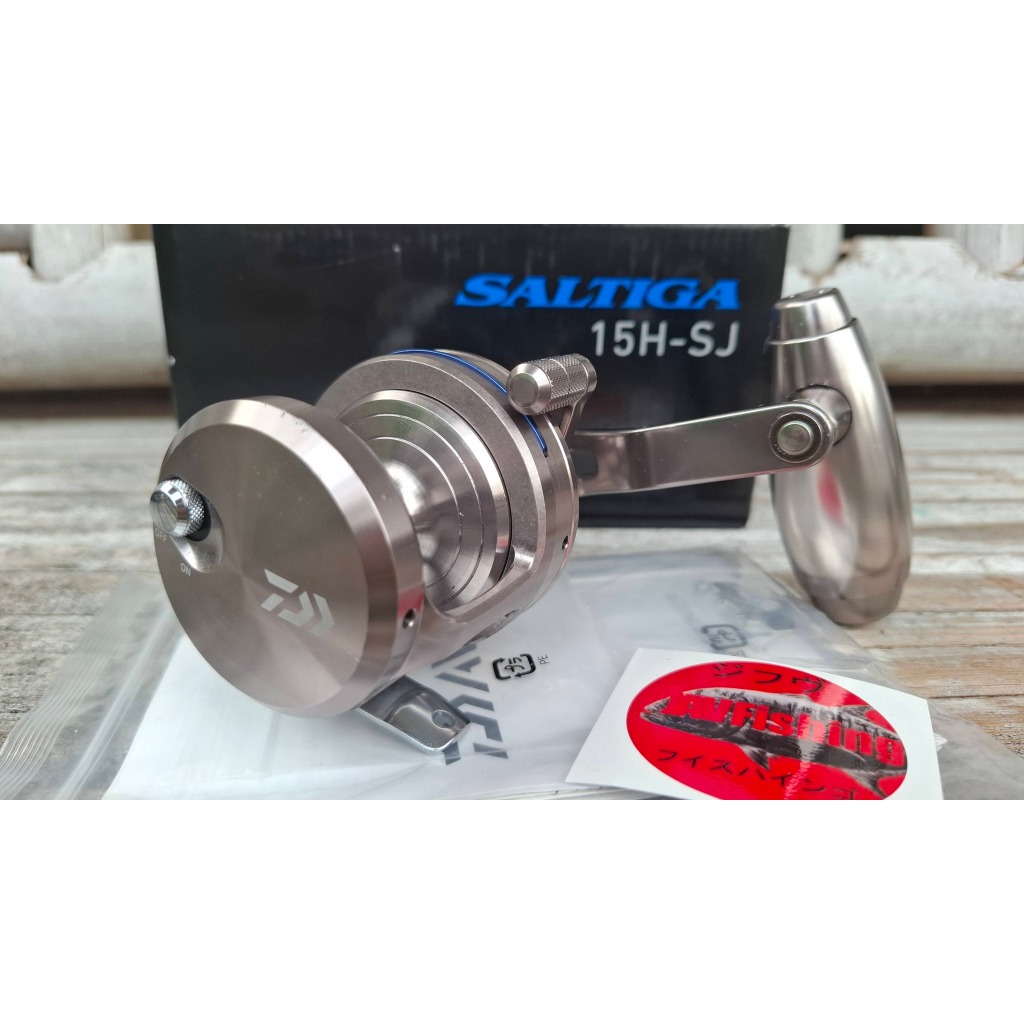 SECOND OVERHEAD REEL DAIWA 15 SALTIGA 15HS-J (HANDLE KANAN)