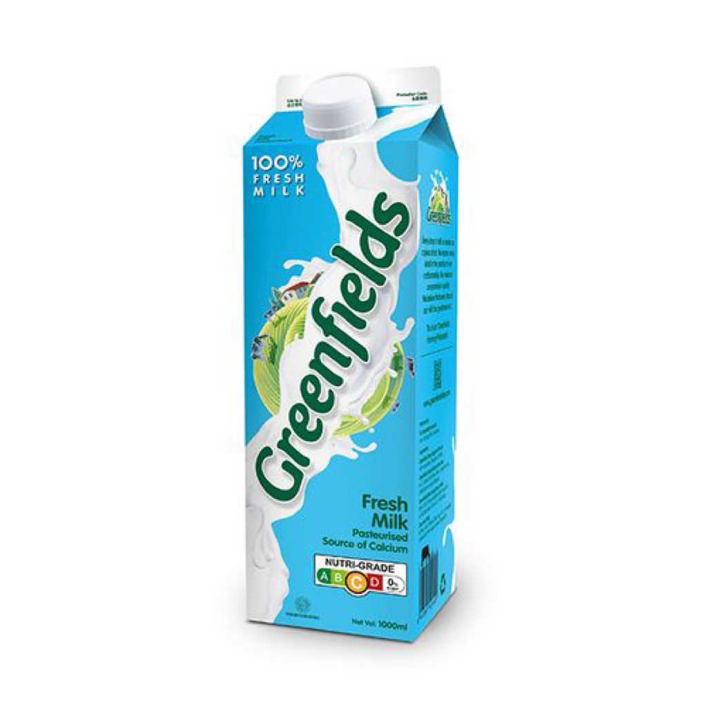 Susu Fresh Milk Greenfields 1 Liter