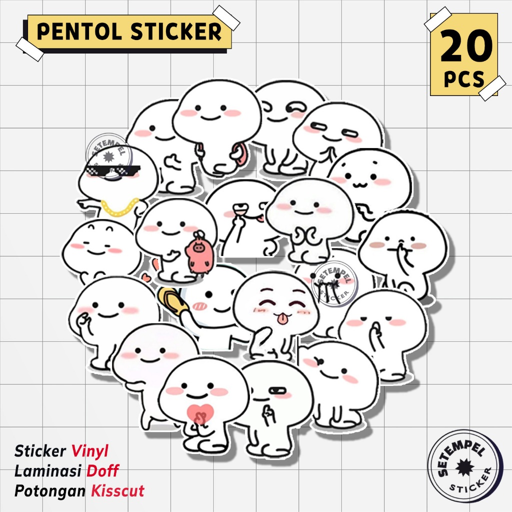 PENTOL Sticker Pack 20pcs | stiker pentol aesthetic