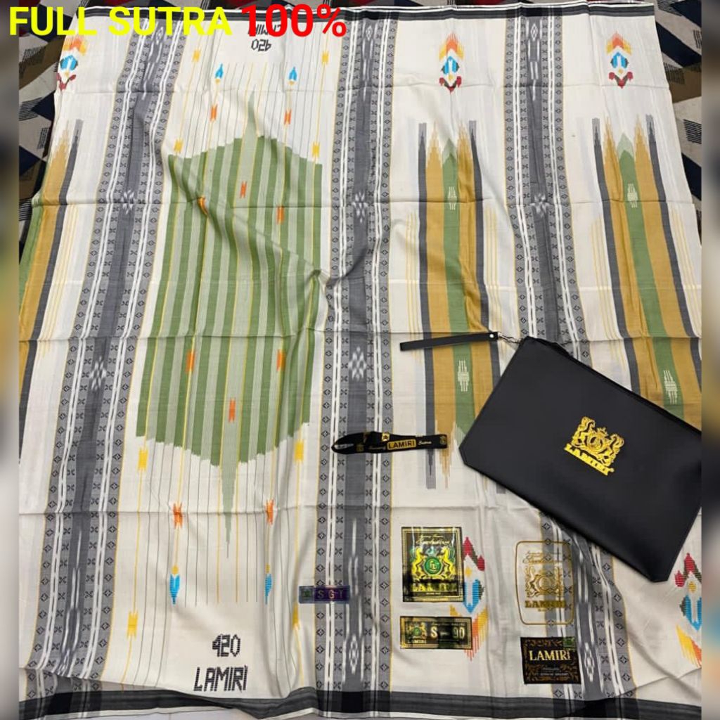 SARUNG LAMIR SONGKET SGT 210 FULL SUTERA SUPER HALUS BENANG DOUBLE