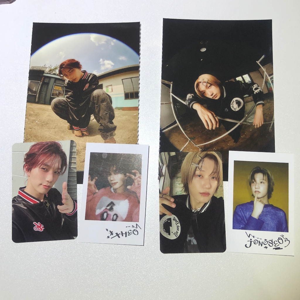 P1Harmony Official 2025 Season's Greetings Photocard Postcard set Theo Jeongseob