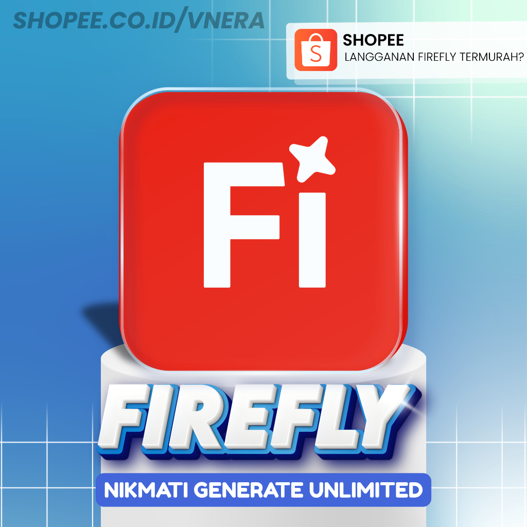 Adobe Firefly Premium AI - Akun Privat Full Garansi - Generative Fill & Text to Image