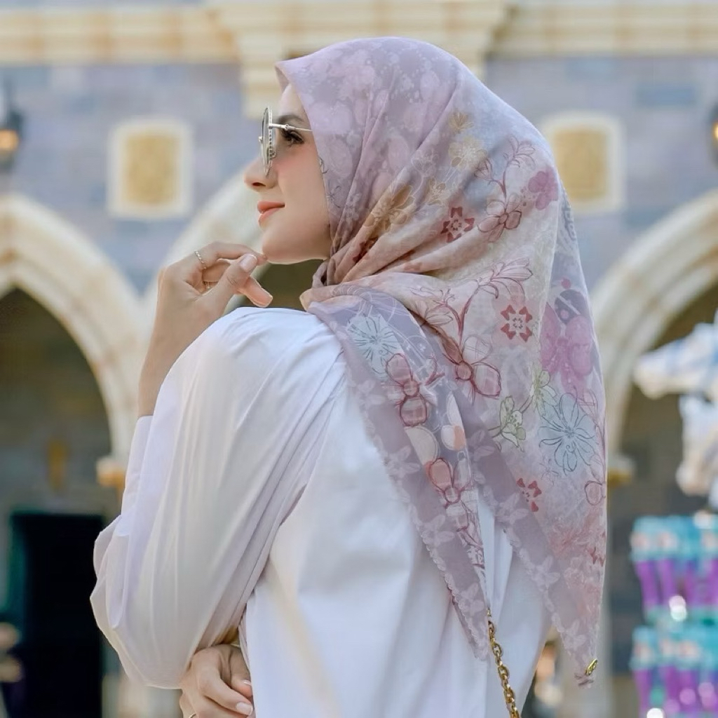 Preloved Buttonscarves TDP Viola Voal Reguler