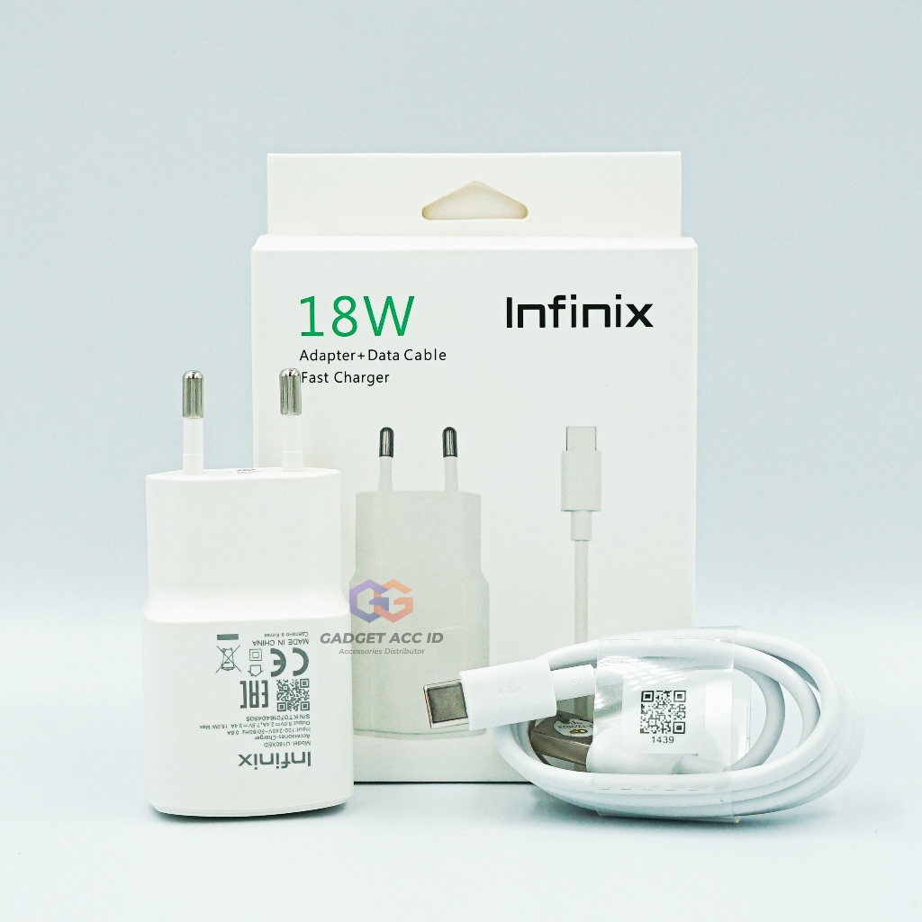 Charger Infinix Type C 18W Fast Charging Original 100%