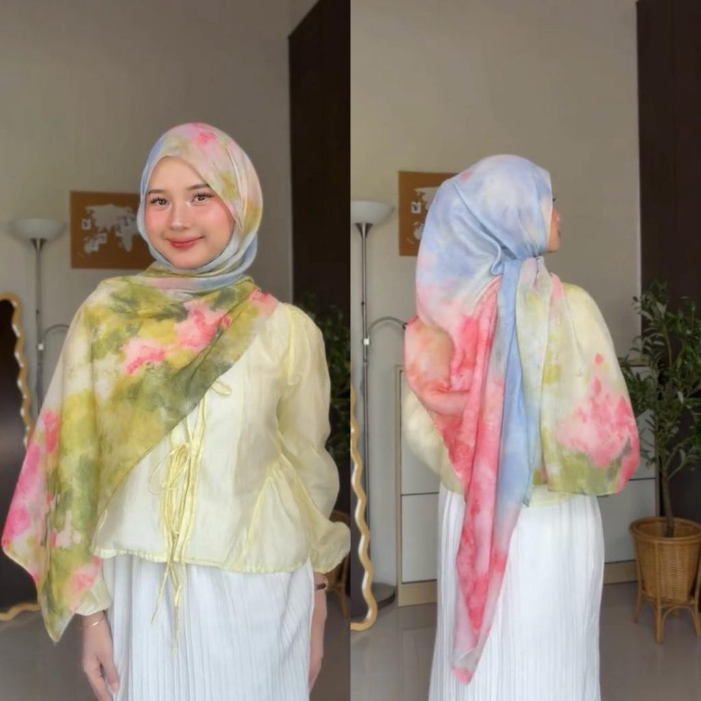 Pashmina Shawl Printed | Pashmina Viscose Printed | Pashmina Turkey Gradasi | Pashmina Gradasi Premi