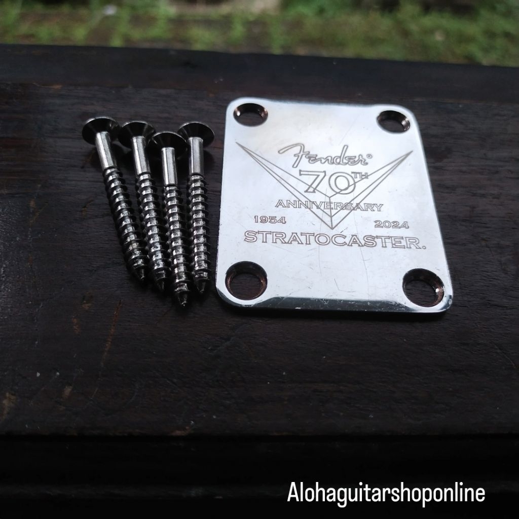 custom Neckplate Engraving Fender Custom Shop 70th anniversary Stratocaster Relic Edition