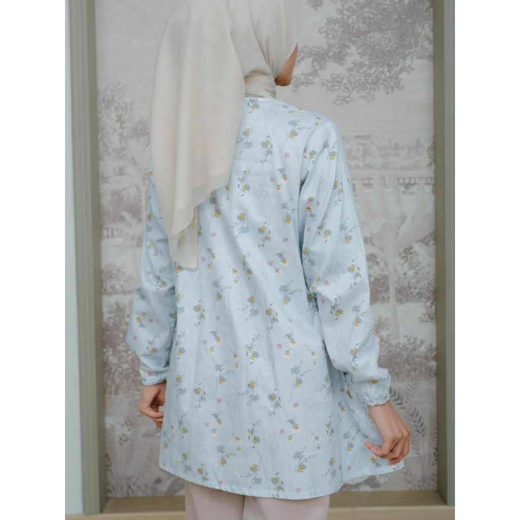 FAZAA•ELMA TUNIK DEWASA || Baju Muslim Tunik Kembaran Ibu dan Anak Bahan Katun Jepang Premium 100%