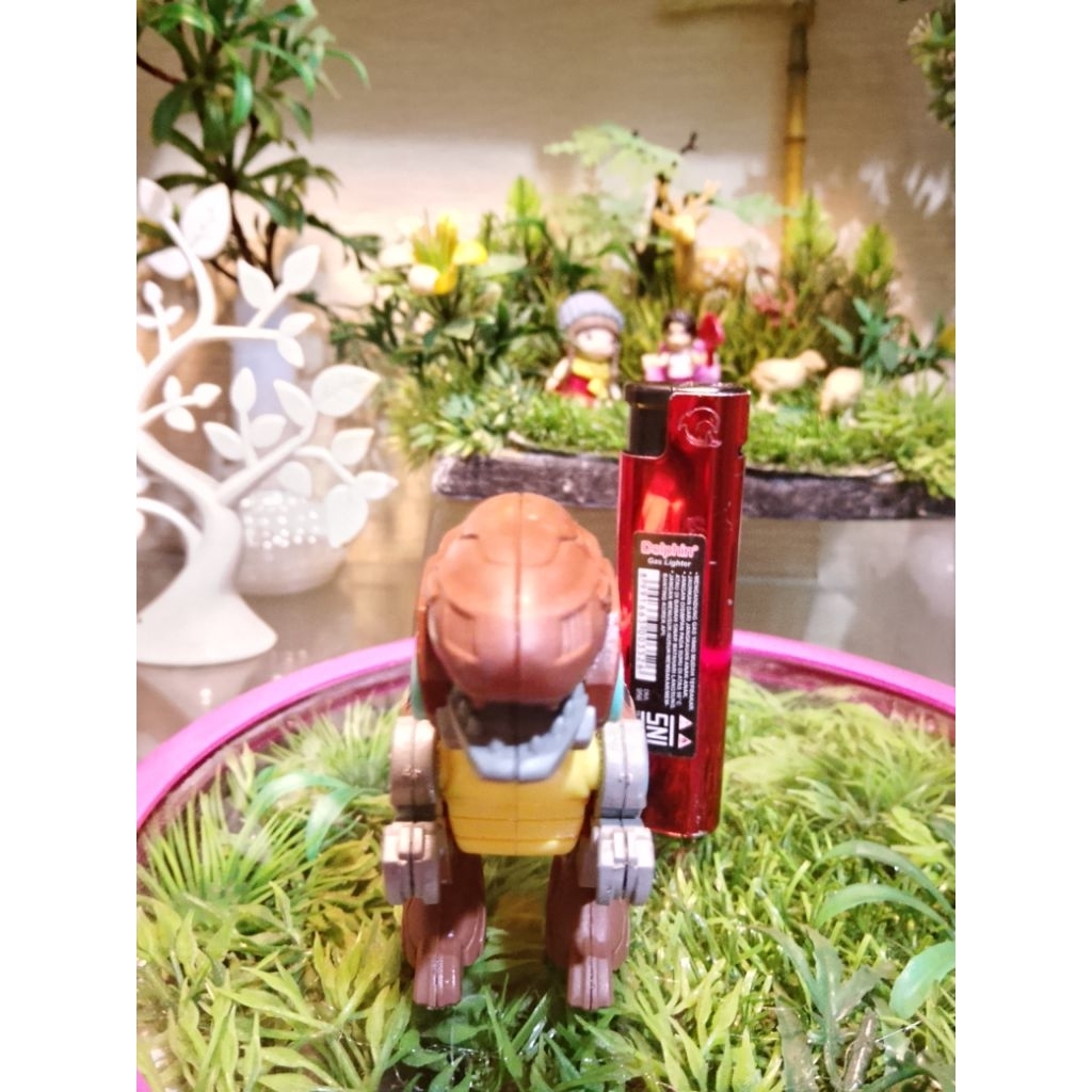 action figure robot dino jadul bekas baik