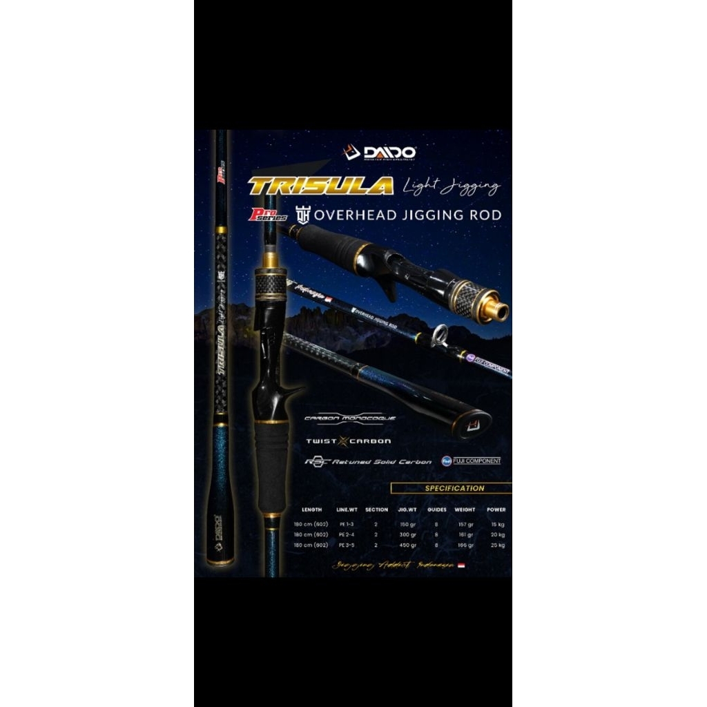 Joran Daido Trisula LightJigging OH/BC PE 2-4