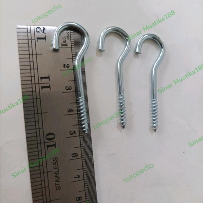 "New" Skrup Tanda Tanya Hak Skrup Gantung Buka no 2 , 4 , 6 Gantungan baju